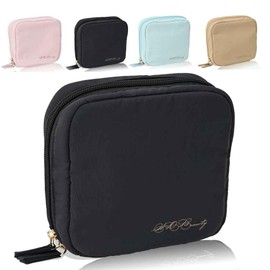 WDB (Supervised by Makeup Artists) Compact yet large capacity, easy to carry and use ◎ Makeup Pouch, Cosmetic Pouch, Bag-in-Bag, Travel Pouch, Small Items Pouch