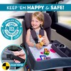 Kenley Kids Travel Tray, Toddler Car Seat Lap Tray, Road