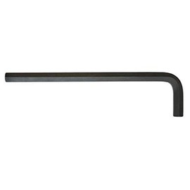 BONDHUS No.12178 Hex L-Wrench, Long, 0.4 inches (11 mm), Short Handle: 2.1 inches (53 mm), Long Handle: 8.3 inches (211 mm), Black Dyed Treatment