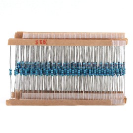 1280 Pcs 1/4 W Kit de Resistencias, 64 Valores Metal Film Resistencias 1-10M Ohm Precisión 1%, Surtido de Resistor Resistencia de Película Metálica 64x20, Componentes Electrónicos
