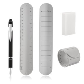 1PCS Reusable Waterproof Silicone Memo Wristband,Erasable Wearable Notepad with Pen Eraser for To-Do Lists,Study Task Reminders(White)