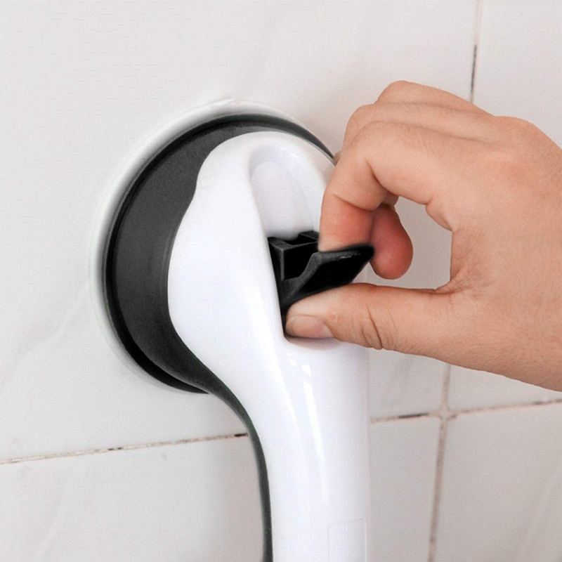 Pack of 2 Shower Handles, Suction Cup, Plastic Bath Handle
