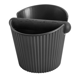Coffee Knock Box for Espresso Machine - Small Size Stable Espresso Knock Box for Quick & Mess-Free Disposal Coffee Puck Knockbox with Non-Slip Rubber Base and Removal Bar for Home Kitchen