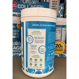 Organ Orgain Collagen + Probiotics Unflavored, 1.6 Lbs