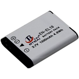 BTBAI EN-EL19 Battery for ENEL19 Coolpix S100 S2500 S2550 S2600 S2700 S2750 S2800 S2900 S3100 S3200 S32 S3300 S3500 S3600 S4100 S4150 S4200 S4300 S4400 S6400 S6500 S6600 S6800 S6900 S7000 NP-BJ1 s1a