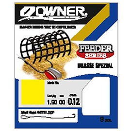 Owner FRL-319 Bream Feeder hooks brown sz.14 - 0,12 mm