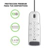 Belkin supresor de tensión con 12 salidas con cable y