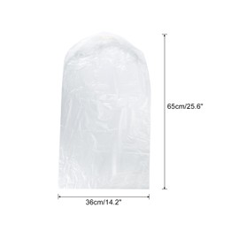 PATIKIL Shoe Covers, 50 Pack (25 Pairs) Disposable Non Slip Thickened Boot and Shoe Covers Waterproof Overshoes Cover for Indoor Outdoor, White