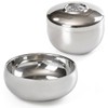 Queensense double vacuum jade tableware set (rice bowl + bowl) / vacuum bowl / rice bowl set / ancestral rite bowl / ancestral rite tableware / 퀸센스 이중진공 옥식기세트 소(밥공기+대접)/진공그릇/밥그릇세트/제사그릇/제사식기