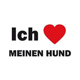 I Love My Dog Flag (V18) 90 x 150 cm