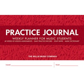 Practice Journal: Weekly Planner for Music Students
