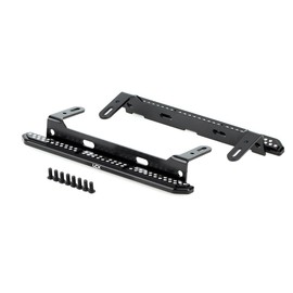 LCX Racing 1/10th RC Crawler Car CNC Machined Aluminum Alloy Rail Steel Side Step Running Board Rock Slider for TRX4 TRX-4, Upgrades Parts Accessories