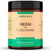 Neem Curcumine. Suplemento de Neem y Curcuma con 200 Capsulas.