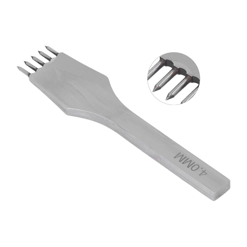 Leather Pricking Iron Round Cutting Mirror Polished High Speed Steel