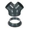 PATIKIL 3 Way Duct Splitter, 4"x4"x6" Y Reducer Connector Air