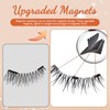 IHONYI Magnetic Eyelashes, Reusable Magnetic Eyelashes with Applicator, Magnetic Lashes