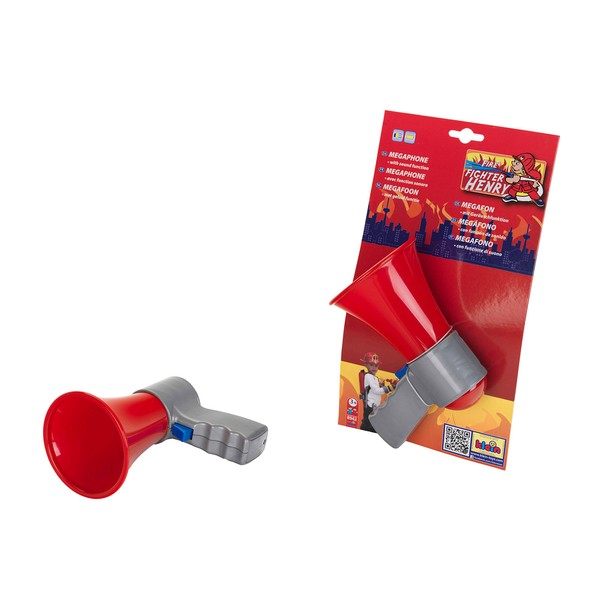 Theo Klein 8942 - Firefighter Henry Megaphone with Function, Toy
