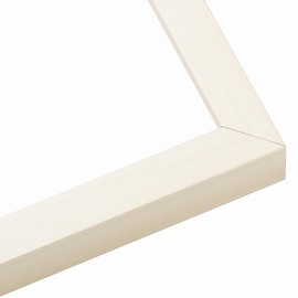 30x30 Shadow Box Frame White Washed Wood | with a 3/4" Usable Display Depth | Includes a White Real Suede Texture Acid-Free Backing Board, UV Resistant Acrylic, and Hanging Hardware