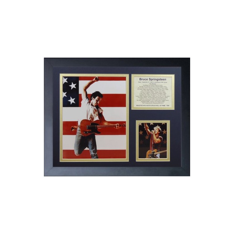 Legends Never Die "Bruce Springsteen Framed Photo Collage, 11 x