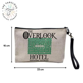 Tasche aus Leinen – The Overlook Hotel Geek Spiele Video Film – Kosmetiktasche aus Leinen in Leinenoptik – Geldbörse – 15 x 10 cm, leinen, 23.5 x 15 cm, Kosmetiktasche