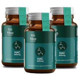 Tiba SALUD NAC | Soporte Pulmonar y Respiratorio | 180 Cápsulas Veganas de Rápida Absorción