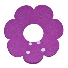 Elizabeth Color, Purple, Medium, Pet Goods, Lightweight, Soft Type, Stress Reduction, Prevents Scratches and Licking, Dogs, Cats, Cute, Flowers