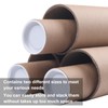aromeili Mailing Tubes with Caps,6 Pack 3x36-Inch &2x30-Inch Kraft Paper
