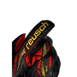 Reusch Attrakt Solid Junior Grip Goalkeeper Gloves Football Gloves for Children and Teenagers for Boys Girls Suitable for All Weather Conditions and Pitch Surfaces