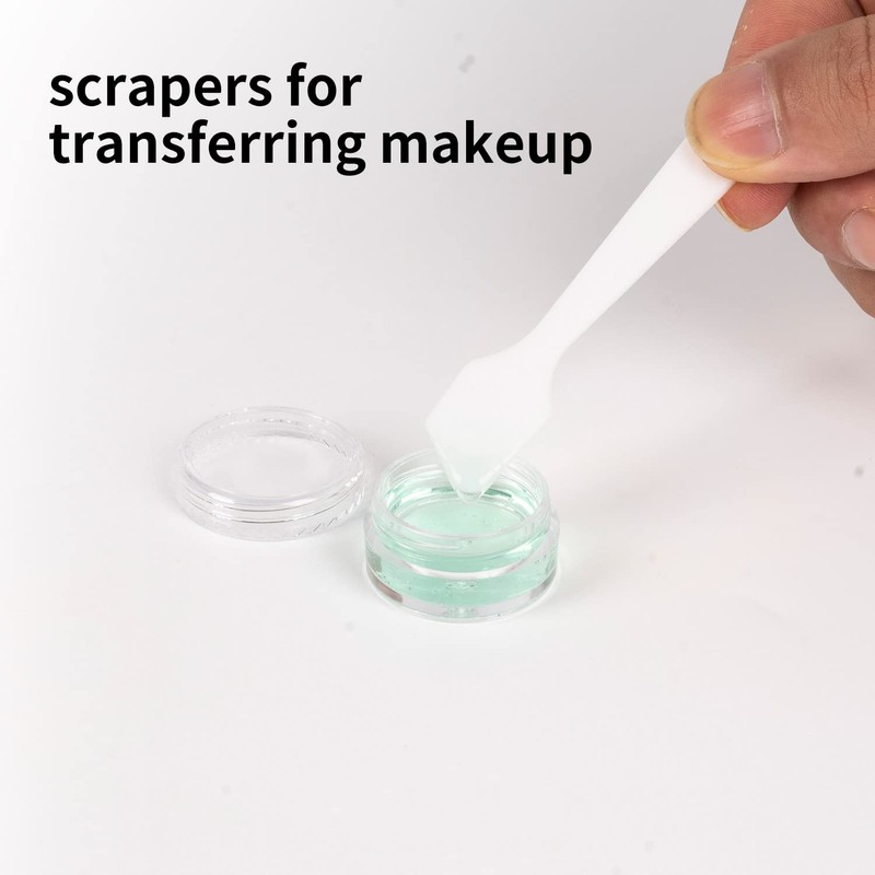 Pack of 70 containers, 5 ml, jars with lid, lip