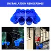 15 vasos automáticos para pájaros, botella de agua, alimentador de