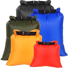 Dry Bags Waterproof Set 3-/5-Pack, Ultralight Waterproof Bags Small Stuff Sack Water Proof Bag Dry Packs, Outdoor Dry Sacks Keep Gears Dry for Backpacking, Hiking, Boating, Camping, Kayaking, Travel