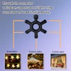 Dekofun Christmas Light Splitter Connector, 2 Pin 1-to-5 Fairy Lights