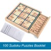 BOHS Wooden Sudoku Board Game with Drawer - with 100
