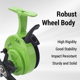 Plastic Wire Cup Ice Fishing Reel Raft Fishing Wheel Front Fishing Wheel for Ice Fishing