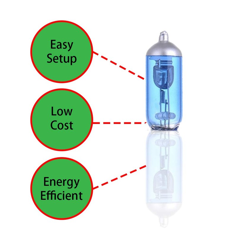 Zoogamo 9006 / HB4 Halogen Headlight Xenon Lightbulb – Pair