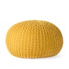 Christopher Knight Home Nahunta Knitted Round Pouf - Cotton -