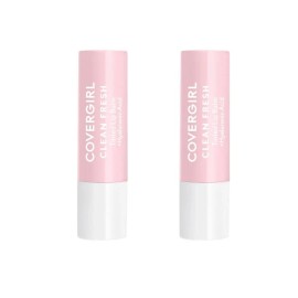 COVERGIRL SET OF 2 CoverGirl Clean Fresh Tinted Lip Balm,300 Life is Pink