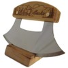 Alaskan Inupiat Ulu with Bear & Mountain Etched Birch Handle,