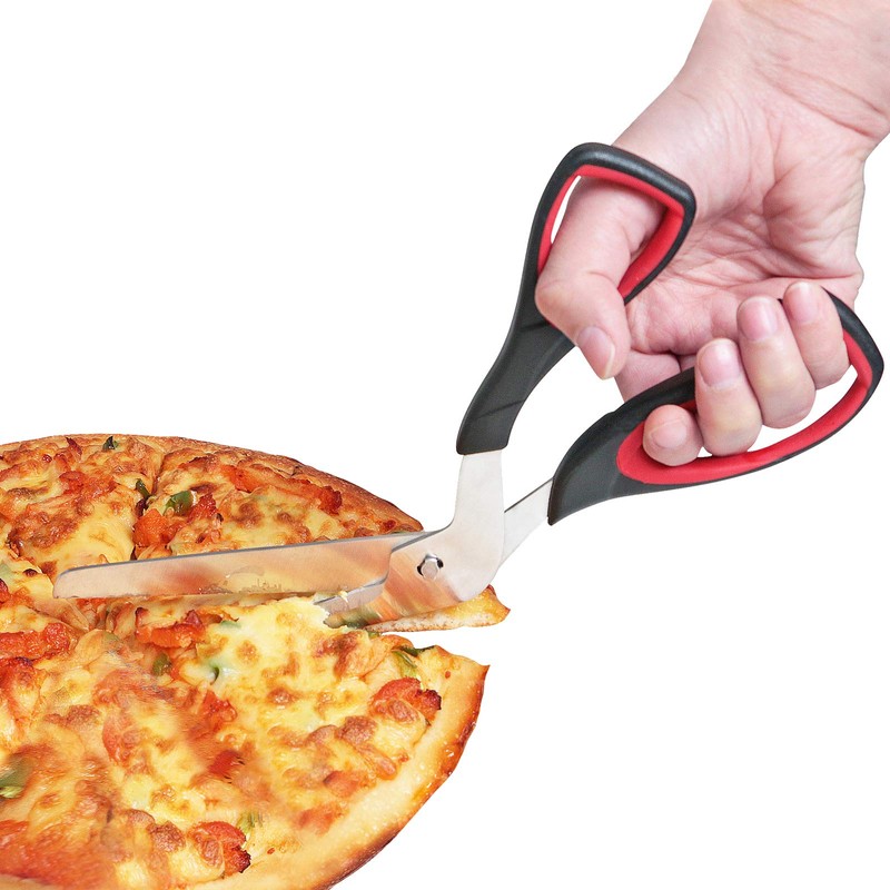 Asdirne Pizza Scissors, Pizza Cutter with Ultra Sharp Detachable Blade