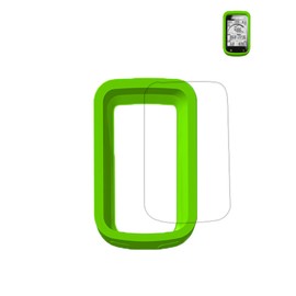 Case for iGPSPORT BSC100S GPS Bike Computer Wireless, WUNIAK Soft Silicone Protective Portable Scratch Shock Resistant Shell Case with Screen Protector for iGPSPORT BSC100S，Grass Green