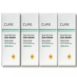 Sellerhub [셀러허브][영양친구] 큐어 아쿠아 마일드 그린 선크림 40ml 4개 (S30610732) [Seller Hub][Nutrient Friend] Cure Aqua Mild Green Sunscreen 40ml 4pcs (S30610732) [4 items]