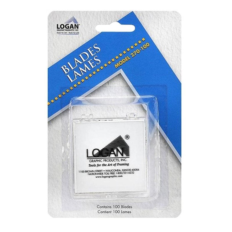 270-100 Logan Mat Cutter Blades - Quantity 100