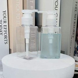 Clear lotion pump refill bottle, empty shampoo bottle, neat small pumping container, empty shampoo bottle / 투명 로션펌프 리필병 샴푸공병 깔끔한 소형 펌핑용기 샴푸통 공병