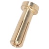 50 Pcs 5mm Battery Connector Plug 5mm Brass High Hardness