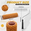 Teenyyou 5 Pcs Texture Paint Roller Set, 4 Pcs 9