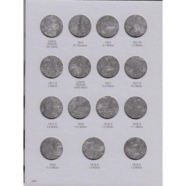 Harris Standing Liberty Quarters Coin Folder 2687