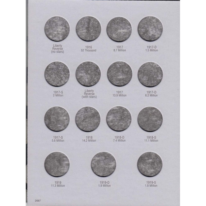 Harris Standing Liberty Quarters Coin Folder 2687