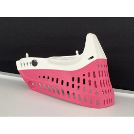 JT Paintball NEW JT Proflex Fuchsia White Pink Bottom + 2 Goggle Straps Paintball Mask