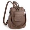 UTO Women's Elegant Backpack with Shoulder Strap Fashionable Multifunctional Backpack