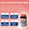 Vitalibre Iron Supplement for Women and Men, Iron Bisglycinate, 65mg
